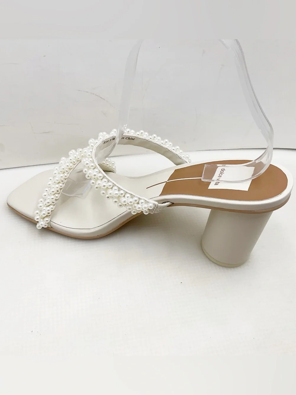 🆕{Dolce Vita} Noel Vanilla Pearls Sandals